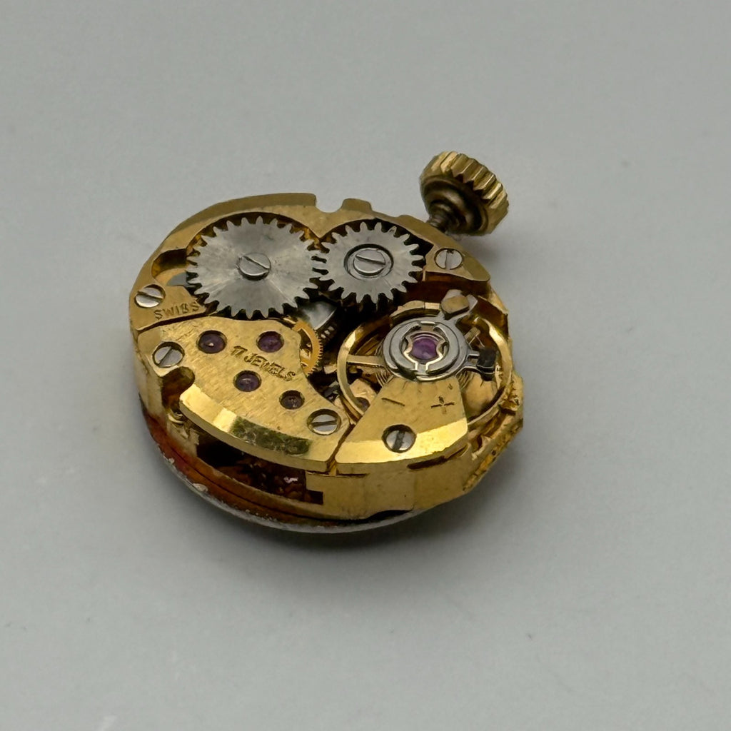 ETA 277.001 Watch Movement Running Marvin Revue Swiss Manual Wind Parts 12.9mm