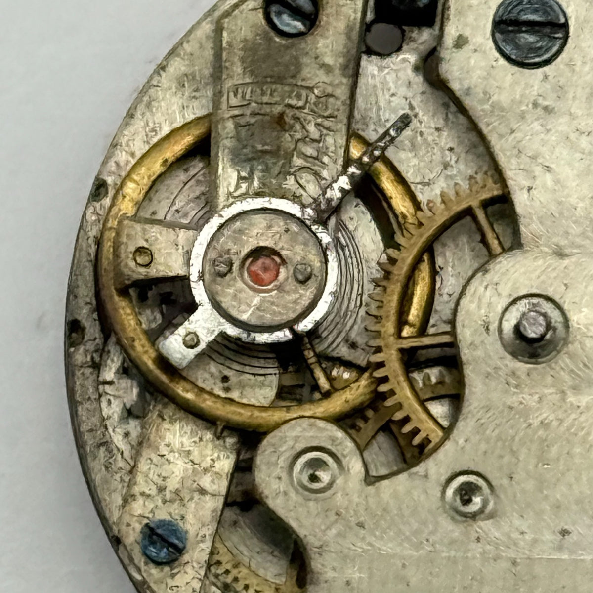 Unidentified Watch Movement Swiss Manual Wind Vintage Parts Repair 28.2mm