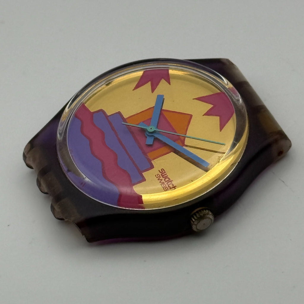 Vintage Swatch Gent Watch GV103 Rara Avis 1991 ETA Quartz Swiss 33mm Parts 