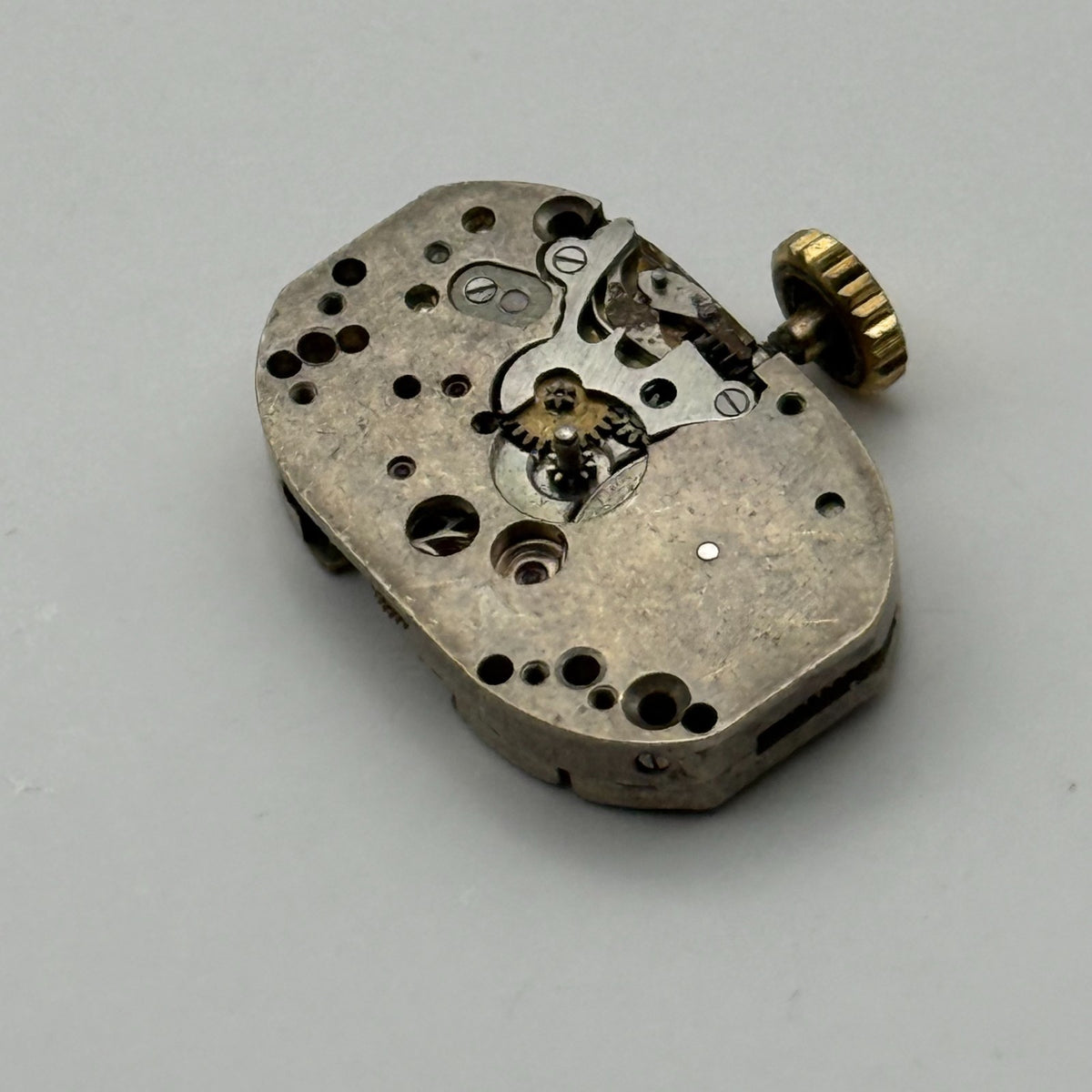 Strad Watch Movement 15 Jewels Swiss Manual Wind Vintage Parts Repair 12.6mm