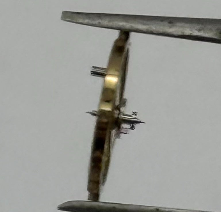 Derby 40 Balance Wheel Complete And Spring 8¾’’’  102 M Watch Movement Parts NOS