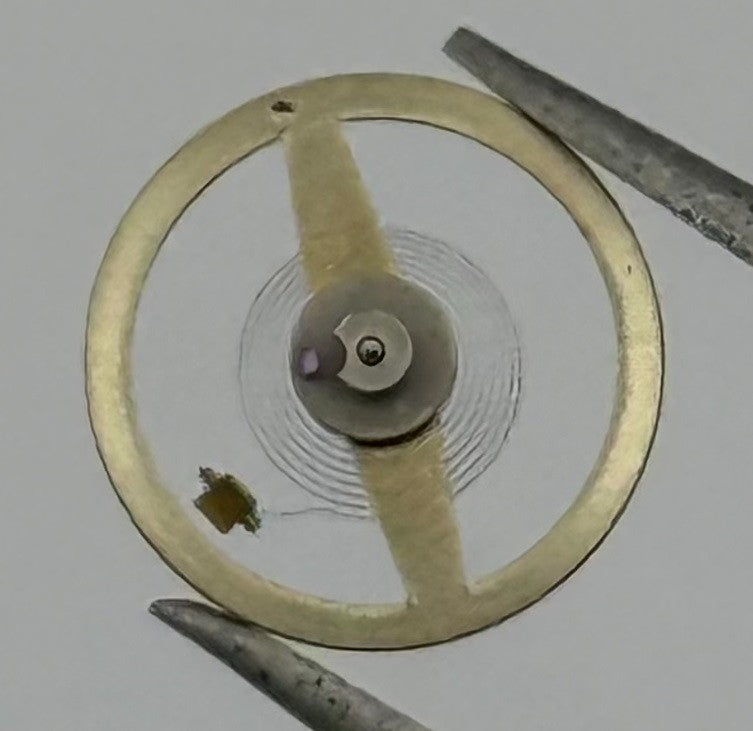 Amida 562 Balance Wheel Complete And Spring 8¾''' 874 Watch Movement Parts NOS