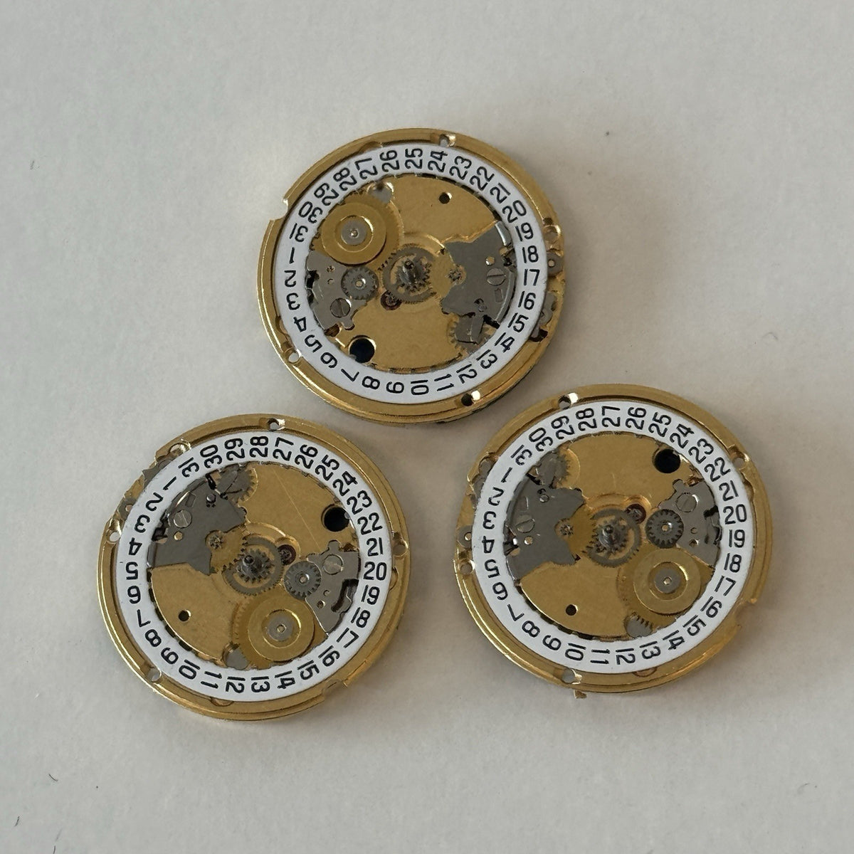 ETA 956.112 Quartz Watch Movement - Set Of 3 - For Parts / Repair - Tag Heuer