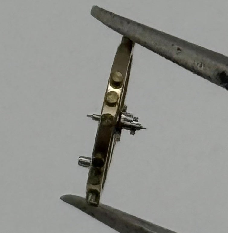 Peseux 220 Balance Wheel Complete And Spring 8¾’’’ 282 Watch Movement Parts NOS