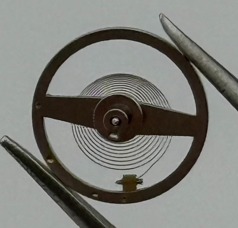 EB 1226 Special SP Balance Wheel Complete And Spring 8¾''' Watch Movement Parts