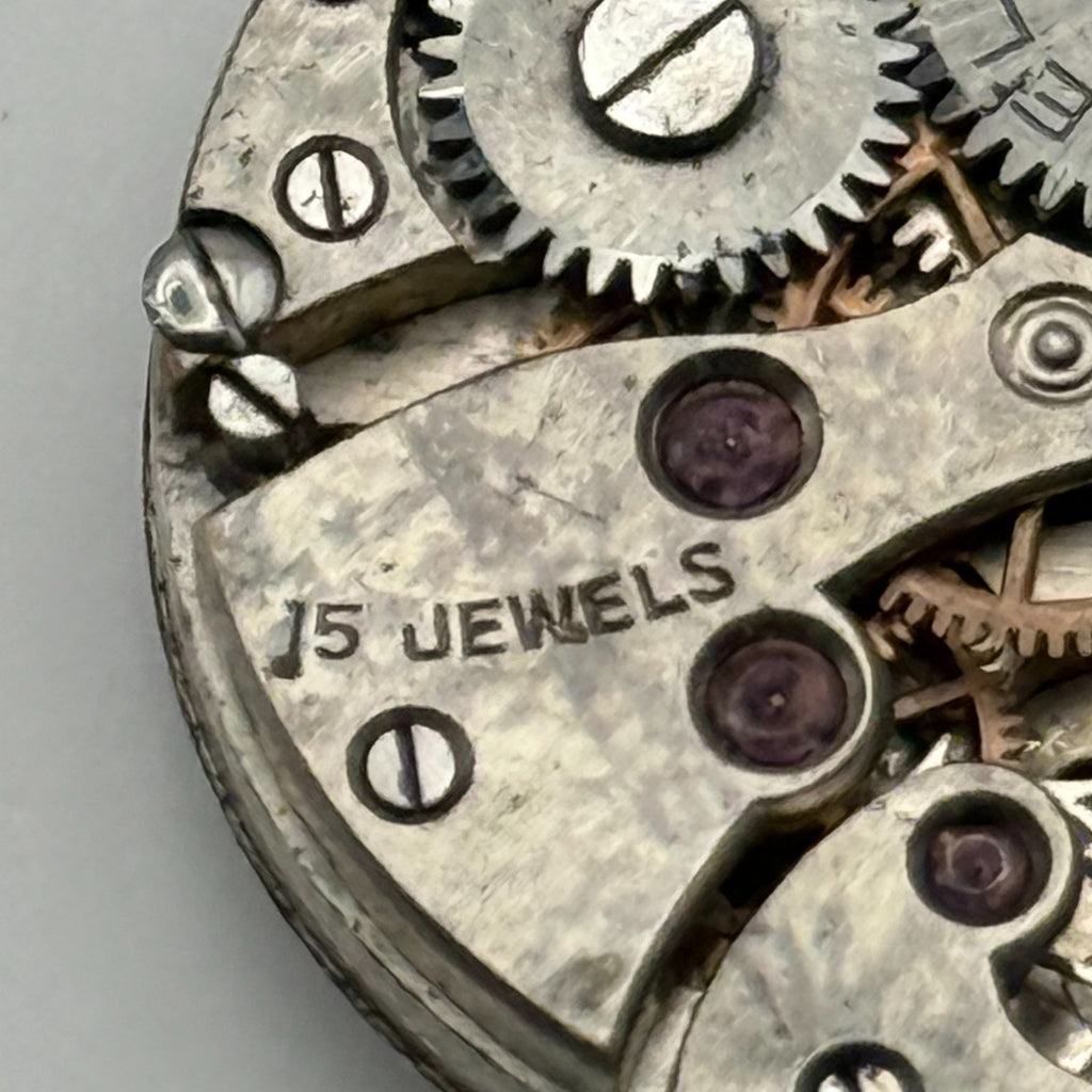 Maru Watch Movement Shield Precision 15 Jewels Swiss Manual Wind Parts 23.2mm
