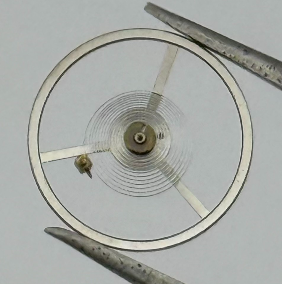 EB 8381 8391-66 Balance Wheel Complete And Spring 10½’’’ 1542 Watch Parts NOS