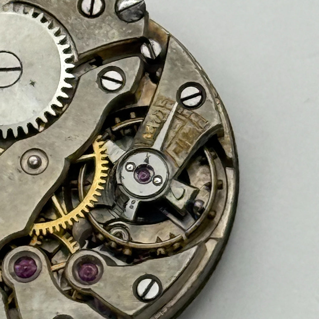 Bulla Watch Movement 17 Rubis Antimagnetic Manual Wind Vintage Parts Repair 22mm