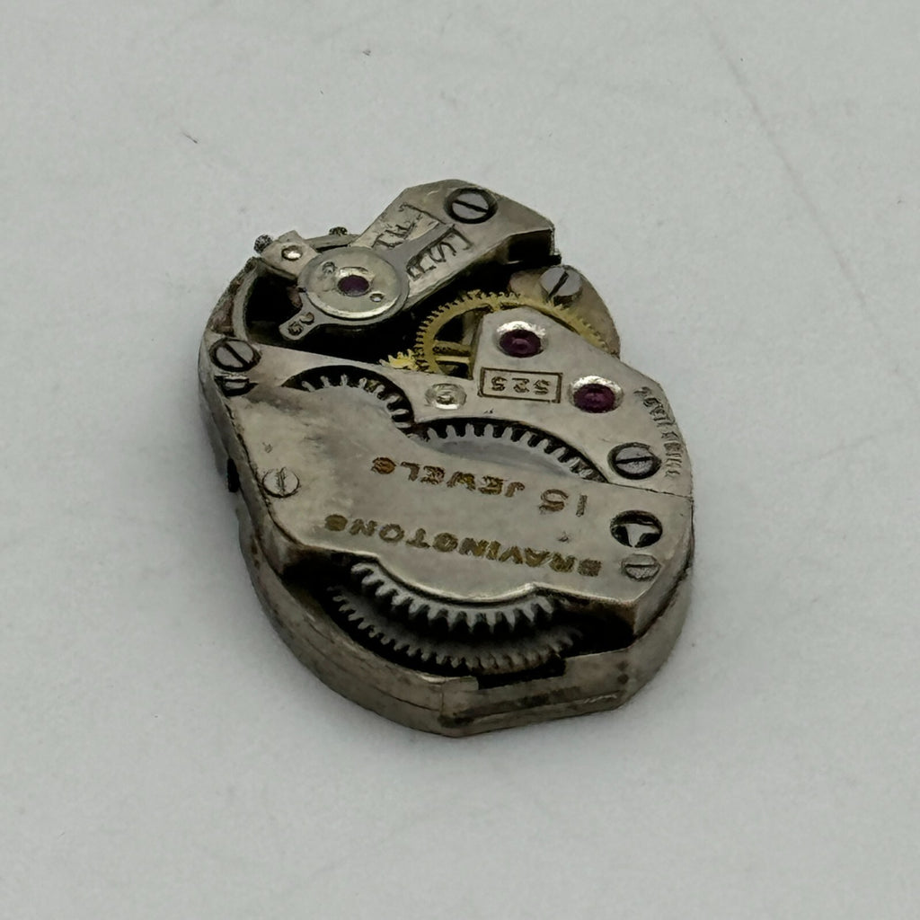 FHF 80 Watch Movement Bravingtons 525 Ladies Manual Wind  Swiss Parts 12.8mm 