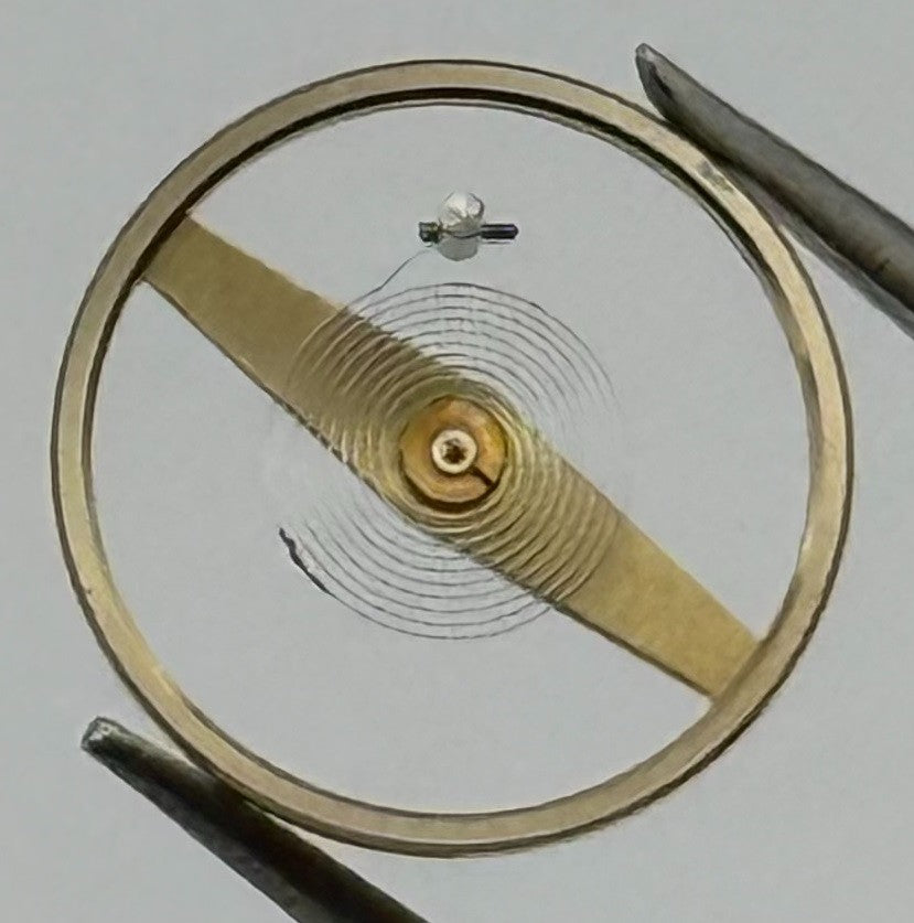 Foerster 150 187 Kif Balance Wheel Complete And Spring Watch Movement Parts NOS