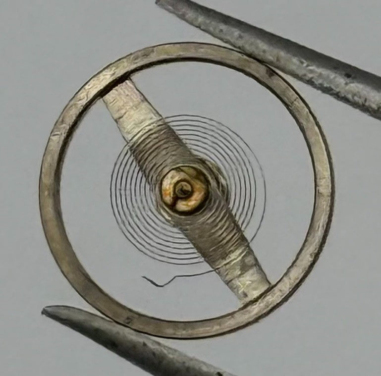 Ebosa 52 Balance Wheel Complete And Spring 5¼’’’ 130 Watch Movement Parts NOS
