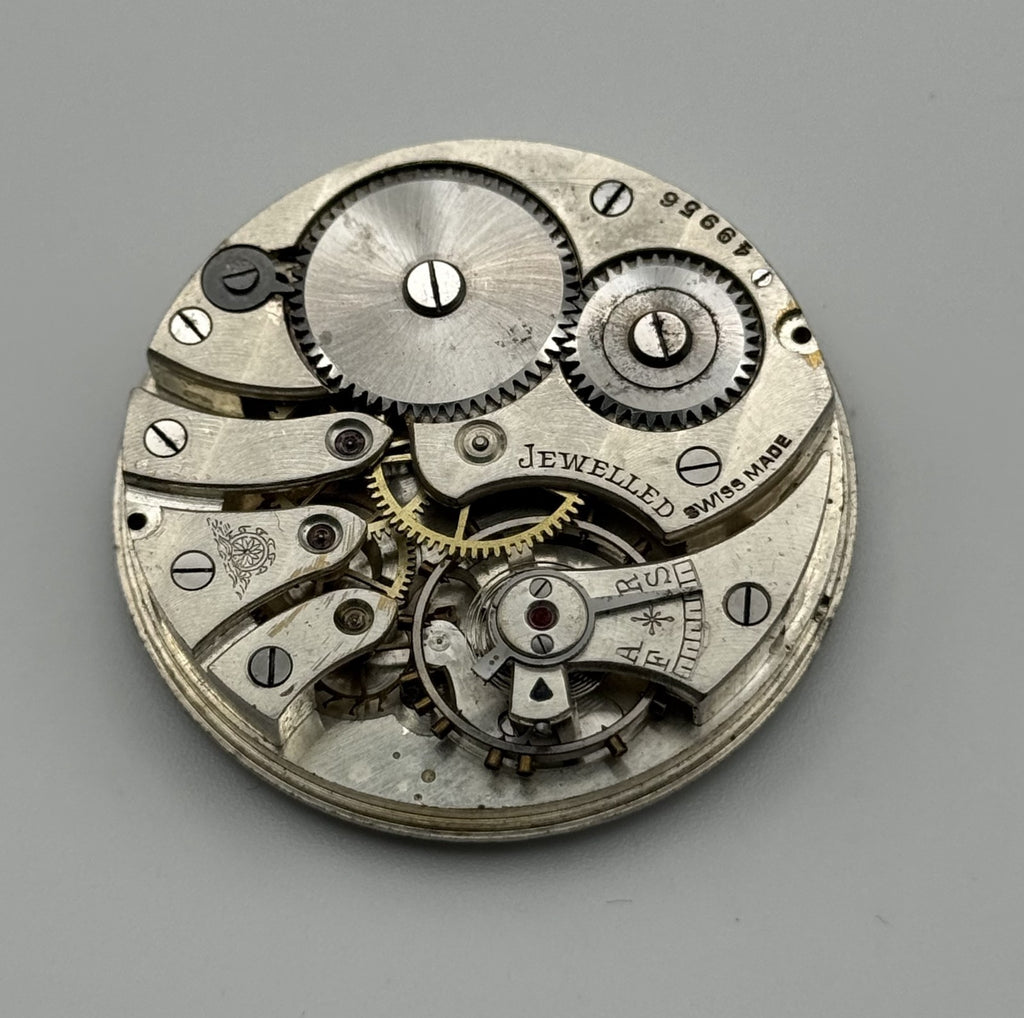 Thomas Russell & Son ? Pocket Watch Movement - Jewelled Swiss For Parts - 42.9mm