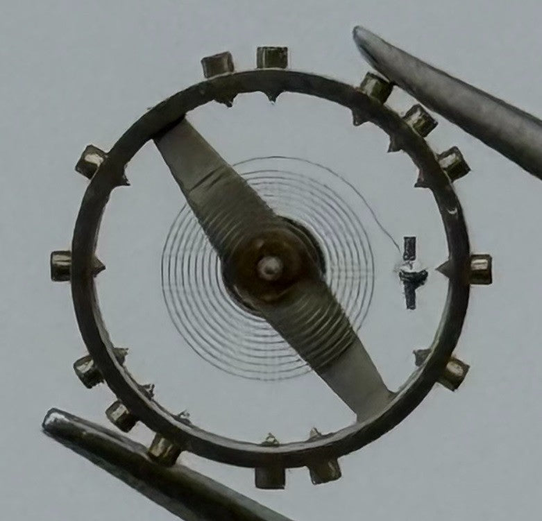MST 349 Balance Wheel Complete And Spring 5¼’’’ Renata 256 Watch Movement Parts