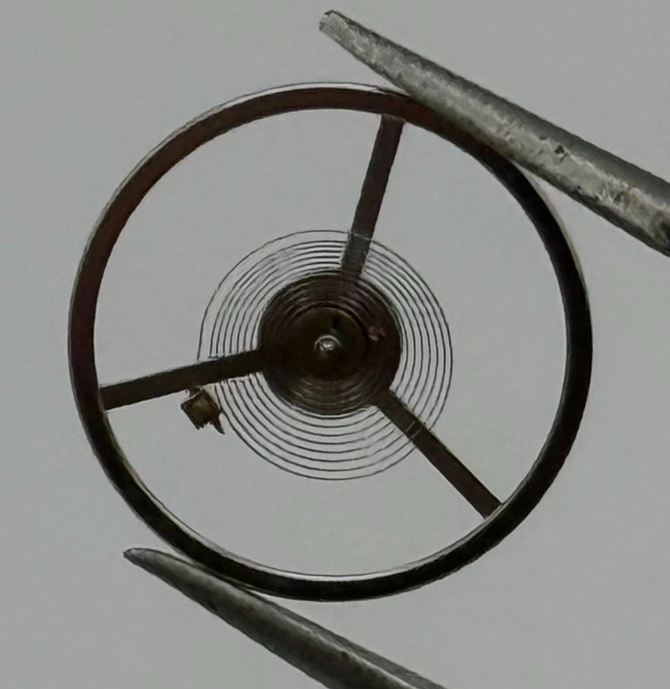 EB 8381 8391-66 Balance Wheel Complete And Spring 10½’’’ 1542 Watch Parts NOS