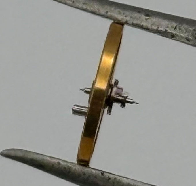 Bifora 51 Balance Wheel Complete And Spring Pour Watch Movement Parts NOS