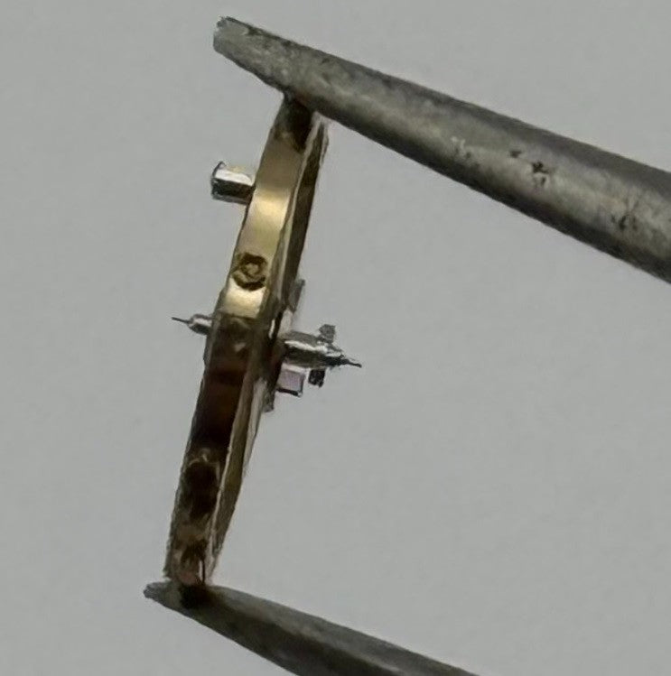 FHF 120 Balance Wheel Complete And Spring 6¾-8’’’ 205 M Watch Movement Parts NOS
