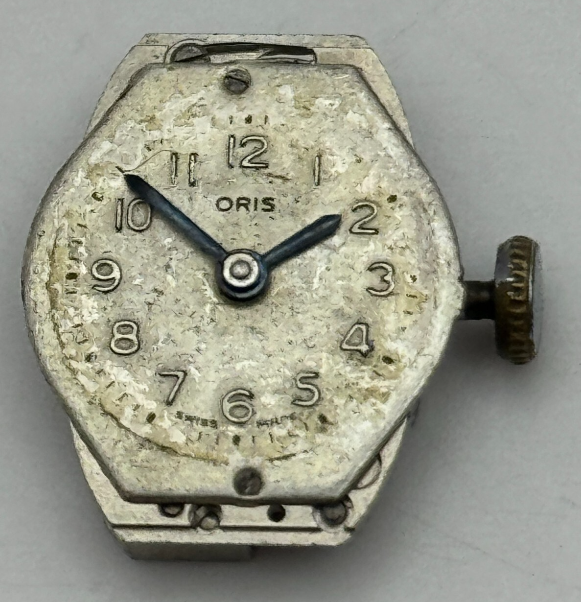 Oris Cal 410 Watch Movement Ladies Manual Wind Swiss Vintage Parts Repair 12.9mm