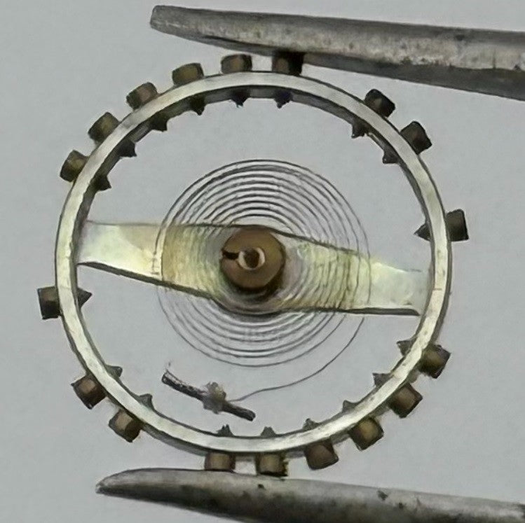 AS 1051 Balance Wheel Complete And Spring 5¼’’’ 34 M Watch Movement Parts