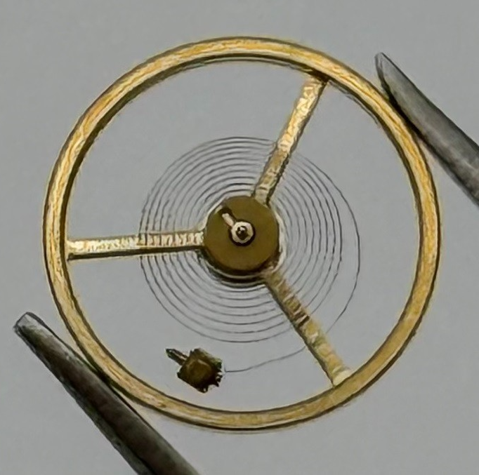 BFG 927 Balance Wheel Complete And Spring 6¾-8’’’ 1512 Watch Movement Parts NOS