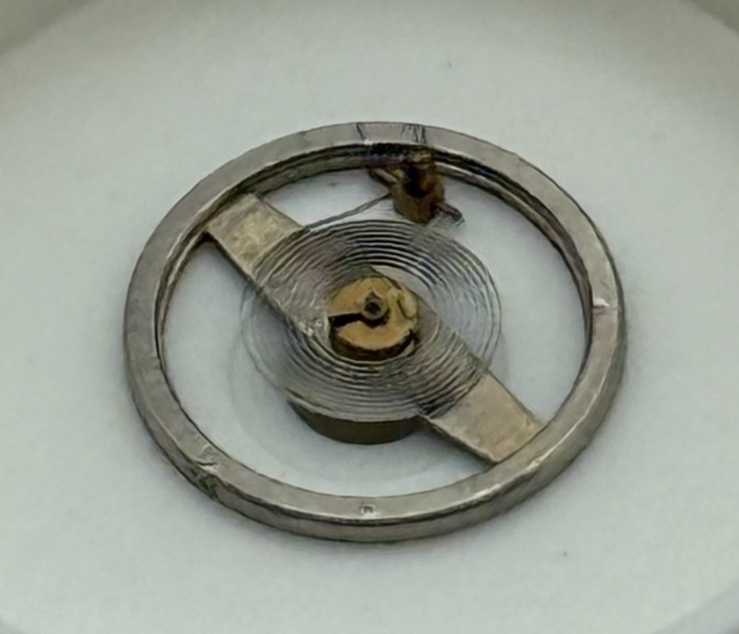 Brac 2051 Balance Wheel Complete And Spring  5½’’’ 69 M Watch Parts NOS