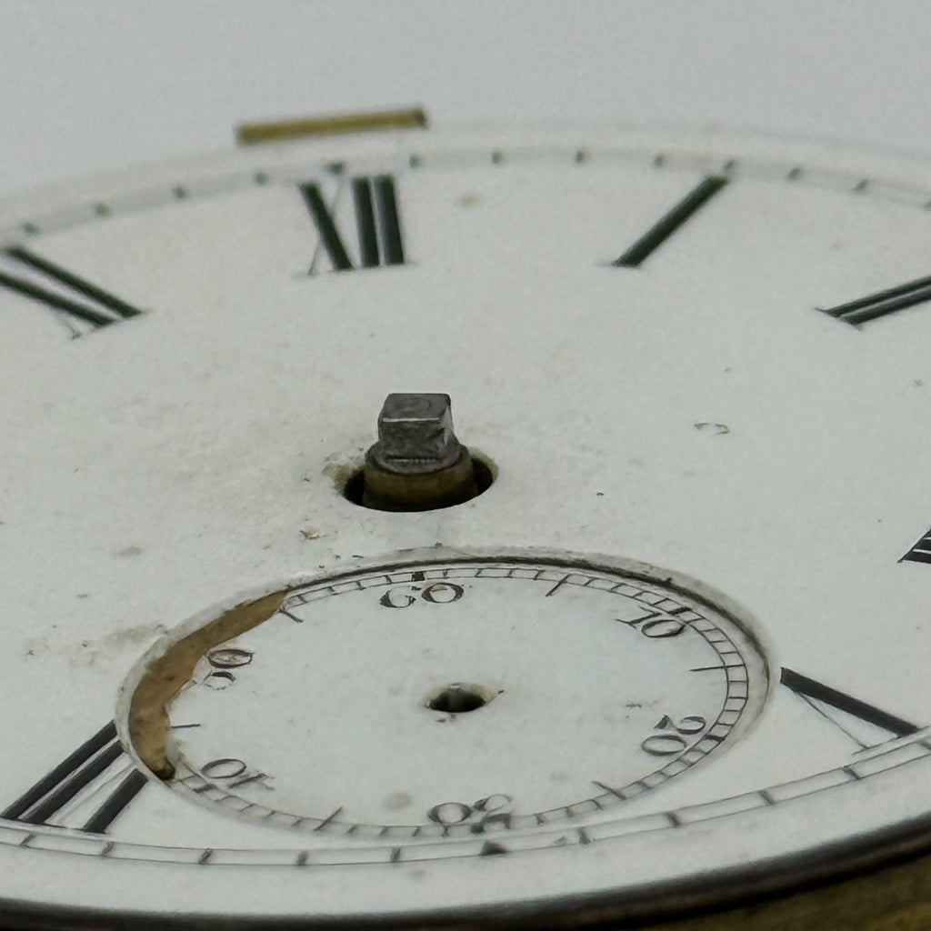 English Lever Pocket Watch Movement - E. Johnson & Son Derby - Parts / Repair