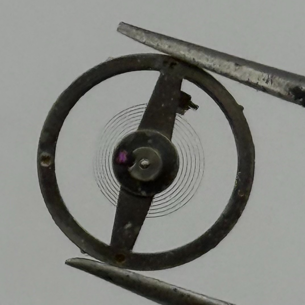 Brac 300 Balance Wheel Complete And Spring 10½’’’ 5138 Watch Movement Parts NOS