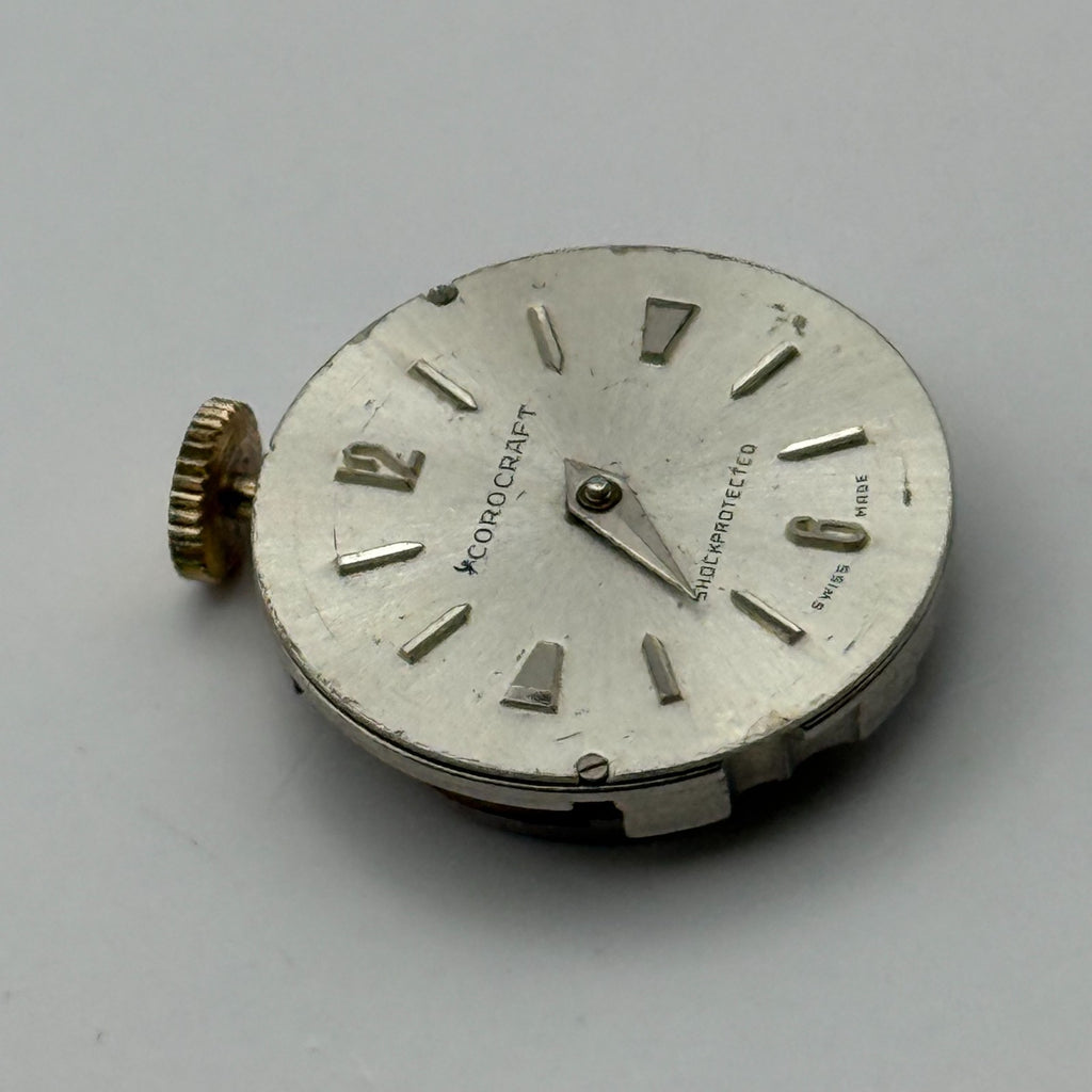 Watch Imp Corp Cal 5211B Watch Movement Corocraft Swiss Manual Wind Parts 19.7mm