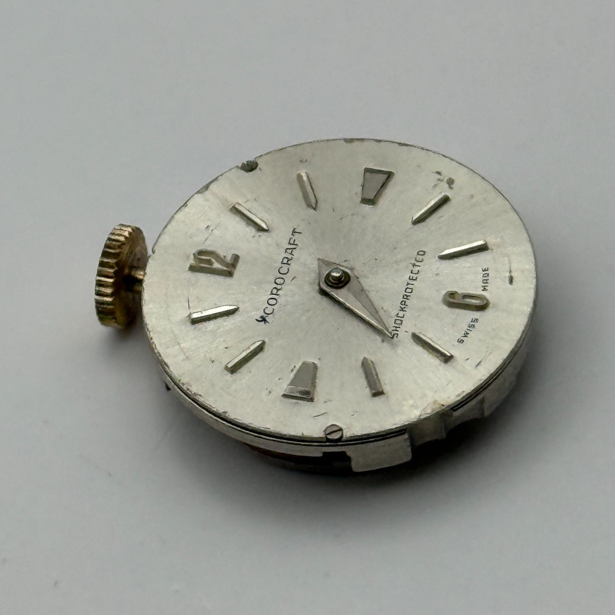 Watch Imp Corp Cal 5211B Watch Movement Corocraft Swiss Manual Wind Parts 19.7mm