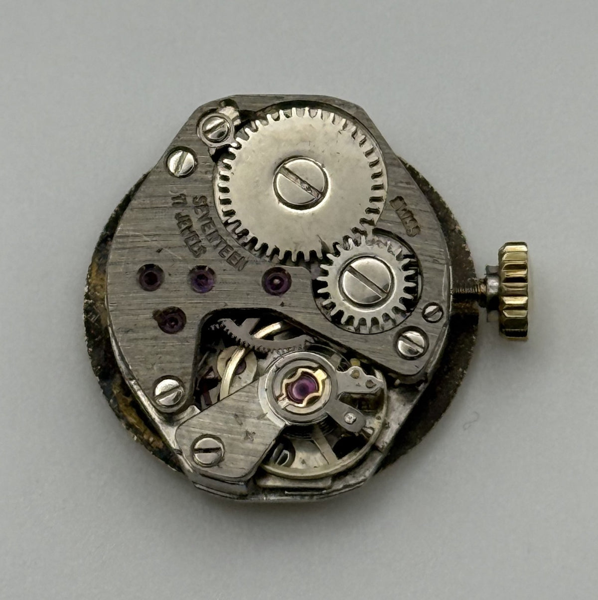FHF 69-21 Watch Movement - Fontainemelon - J. Lee & Co - For Parts / Repair