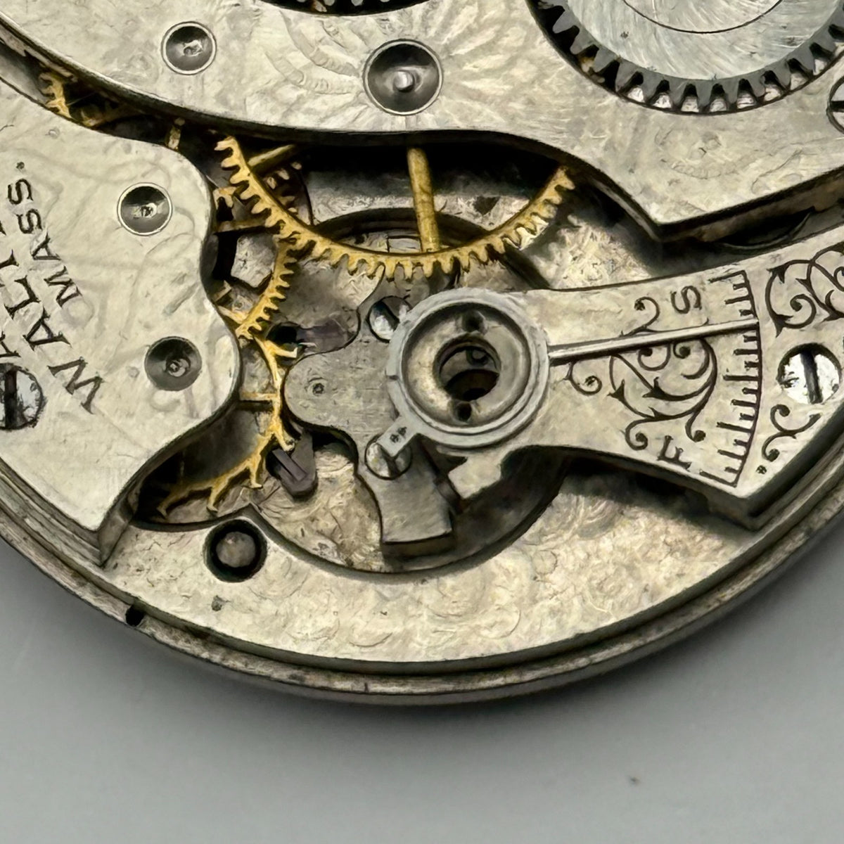 Waltham Grade 110 Watch Movement Model 1900 American Antique 0s Parts Repair