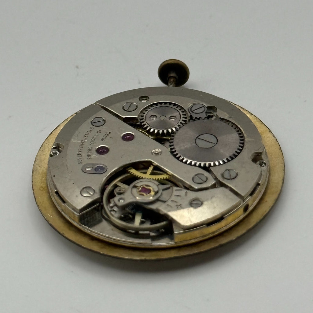 Enicar 1012B Watch Movement A-R 17 Jewels Running Manual Wind Vintage Parts 26mm
