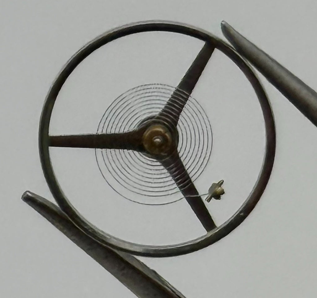 Oris 710 712 Balance Wheel Complete And Spring 10½’’’ 1833 Watch Movement Parts
