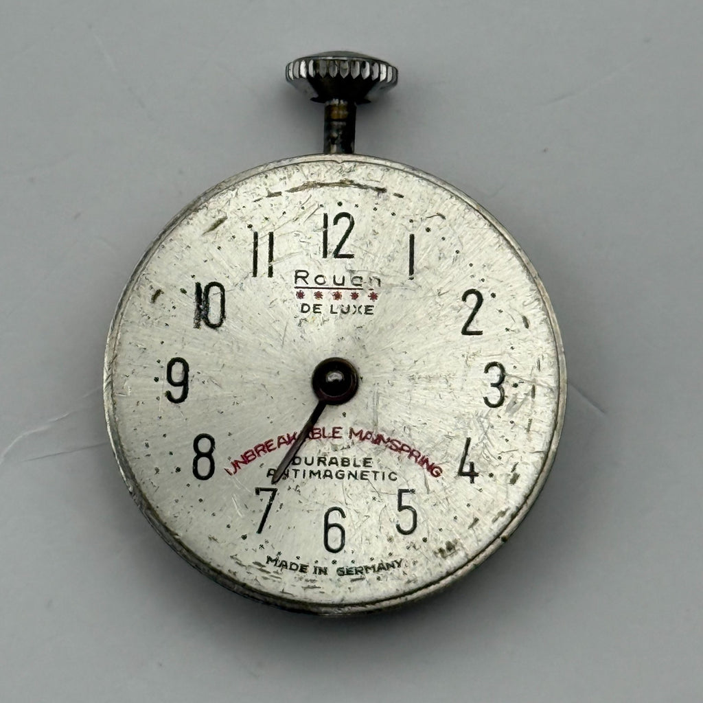 Rouan Deluxe Watch Movement Germany Manual Wind Vintage Parts Repair 23.2mm