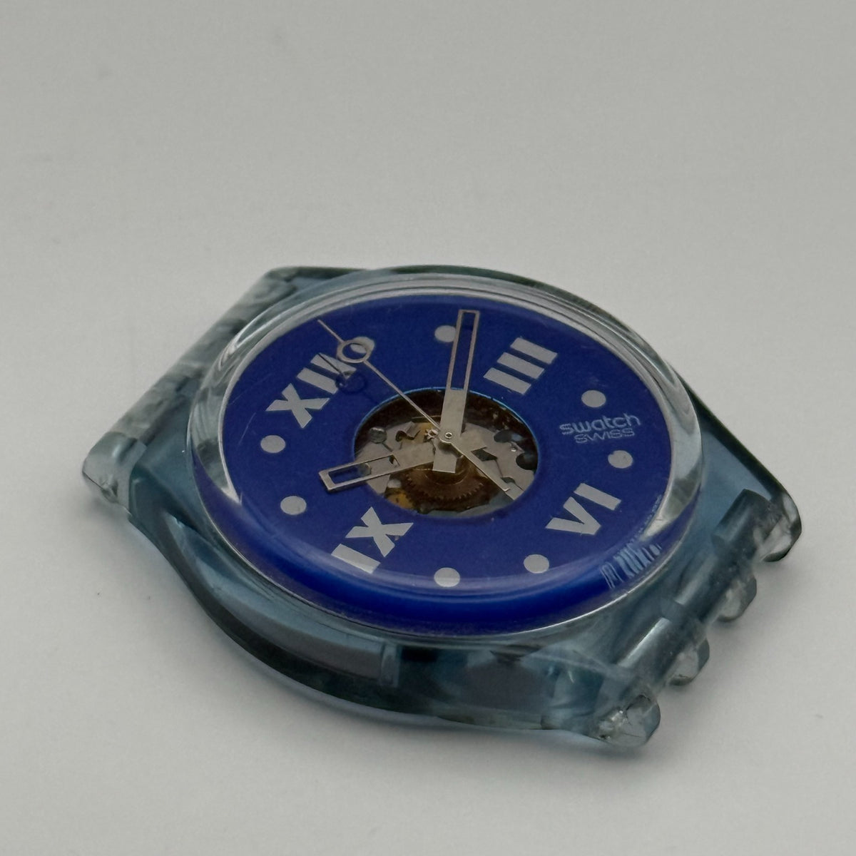 Vintage Swatch Gent Flex Watch GN110 Saphire Shade 1990 ETA Quartz 35mm Parts 