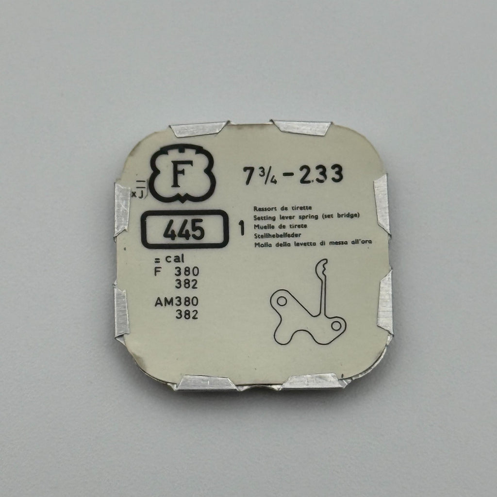 Felsa 233 Setting Lever Spring - 7 3/4 - 445 - New Old Stock - Watch Parts