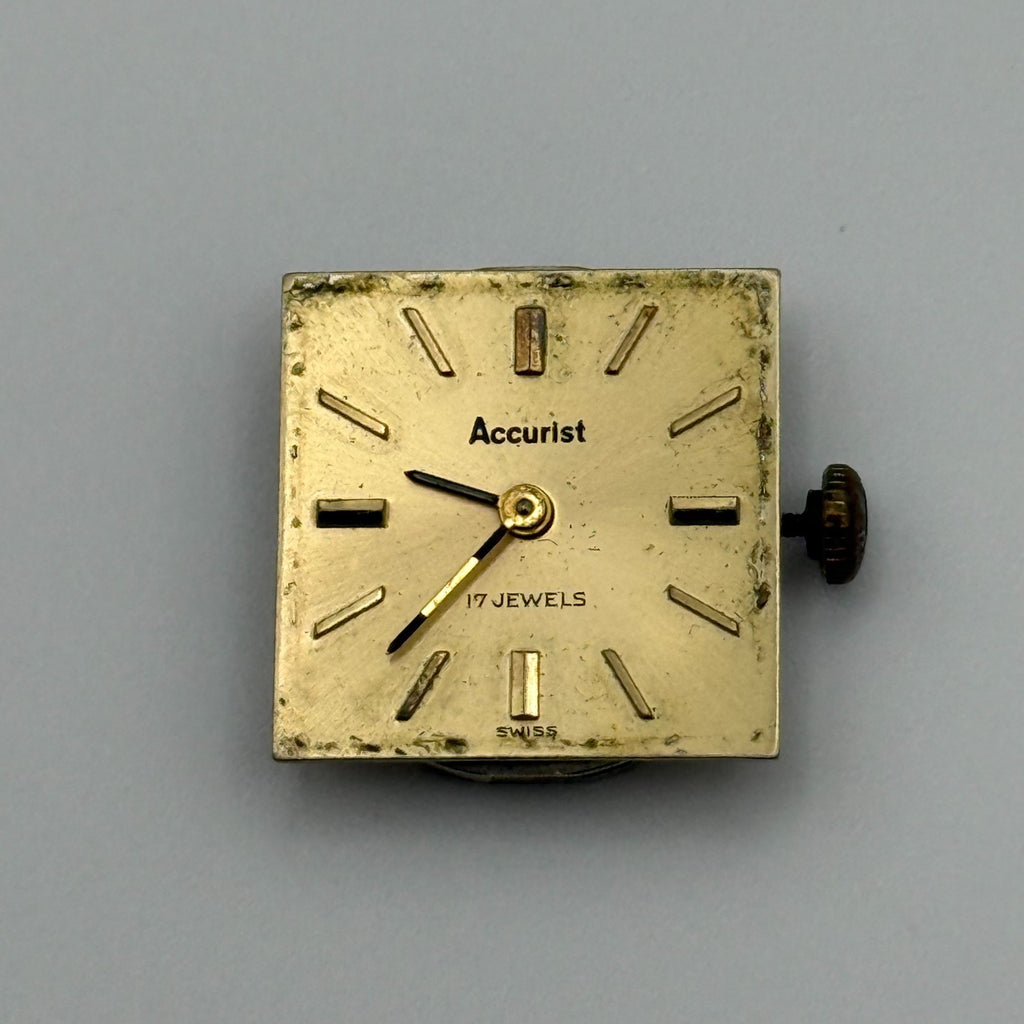 FHF 69-21 Watch Movement - Fontainemelon - Accurist- For Parts / Repair
