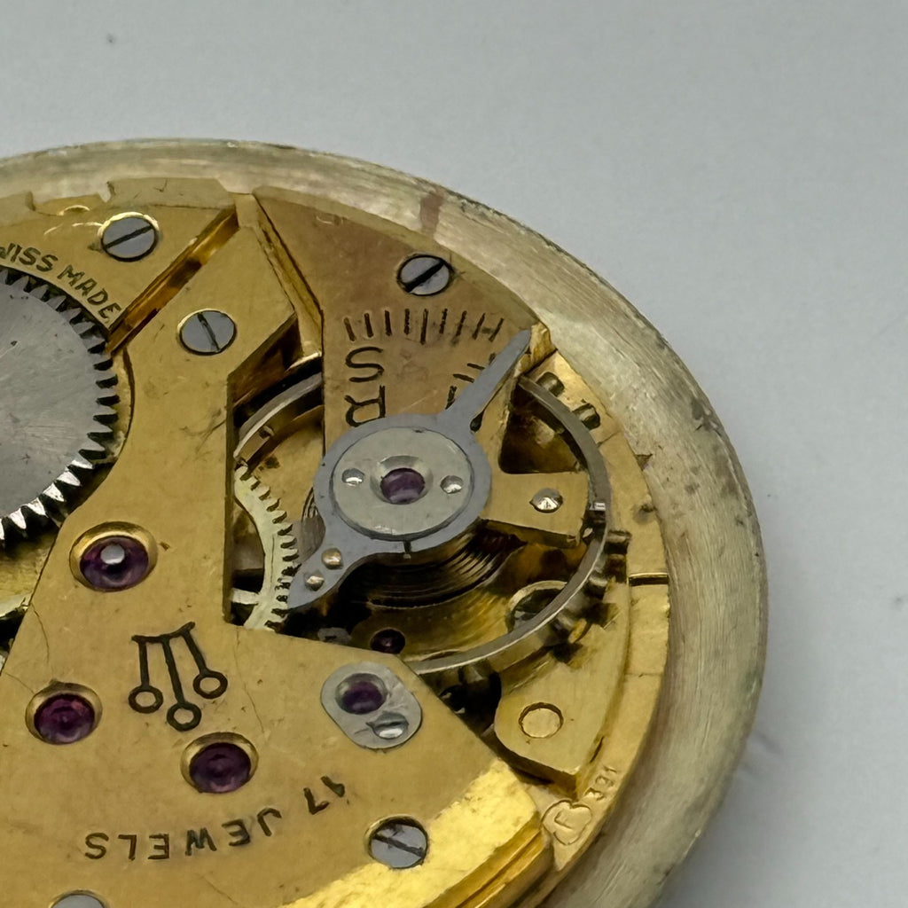 Felsa 391 Watch Movement - Horus 17 Jewels - For Parts / Repair - 26.8mm