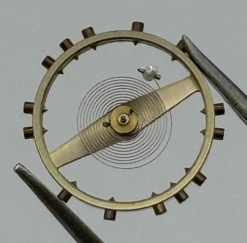 AS 1215 Balance Wheel Complete And Spring 10½’’’ 46 Watch Movement Parts NOS