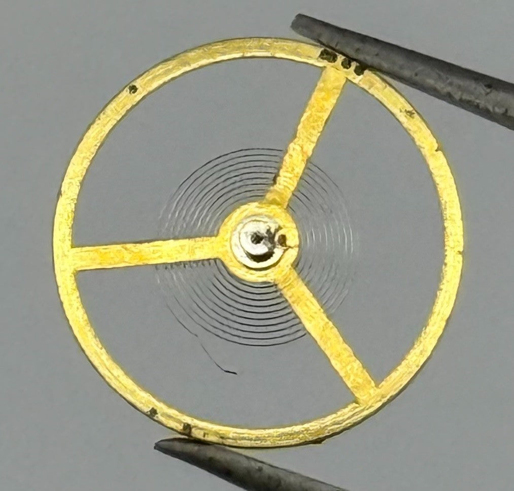 C.603 Balance Wheel Complete And Spring 10½’’’ Renata Watch Movement Parts NOS
