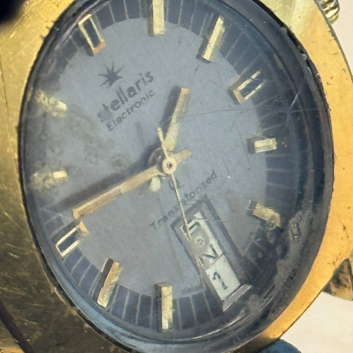 Stellaris Electronic Transistorized Watch- ESA 9158 Movement - Parts / Repair