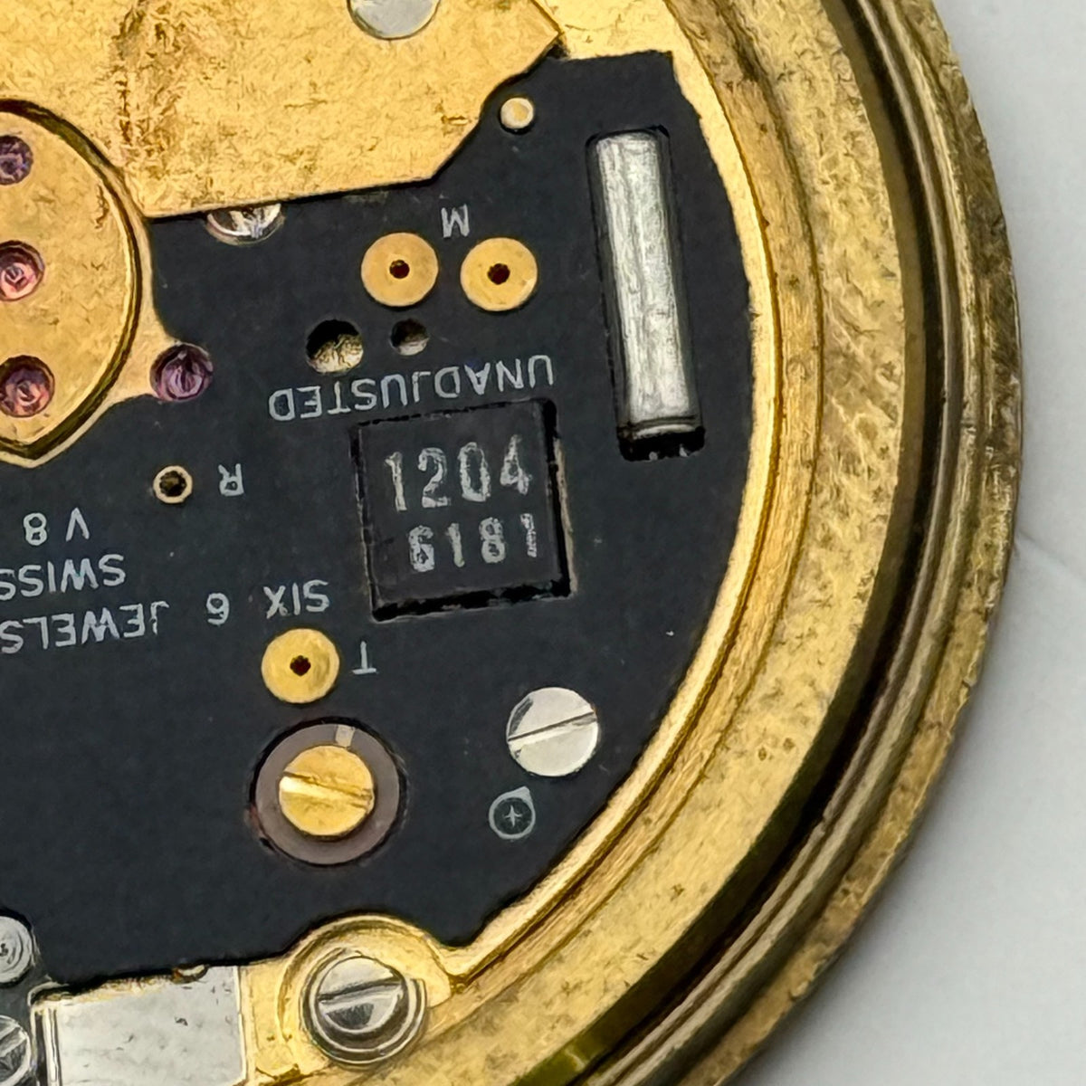 ETA-ESA 255.431 Watch Movement UNTESTED Quartz Mappin & Webb 6J Parts 23.6mm