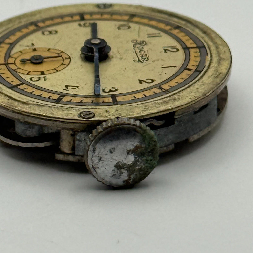 Ebosa 119 Watch Movement - Rocar Sub Seconds - For Parts / Repair - 23.7mm