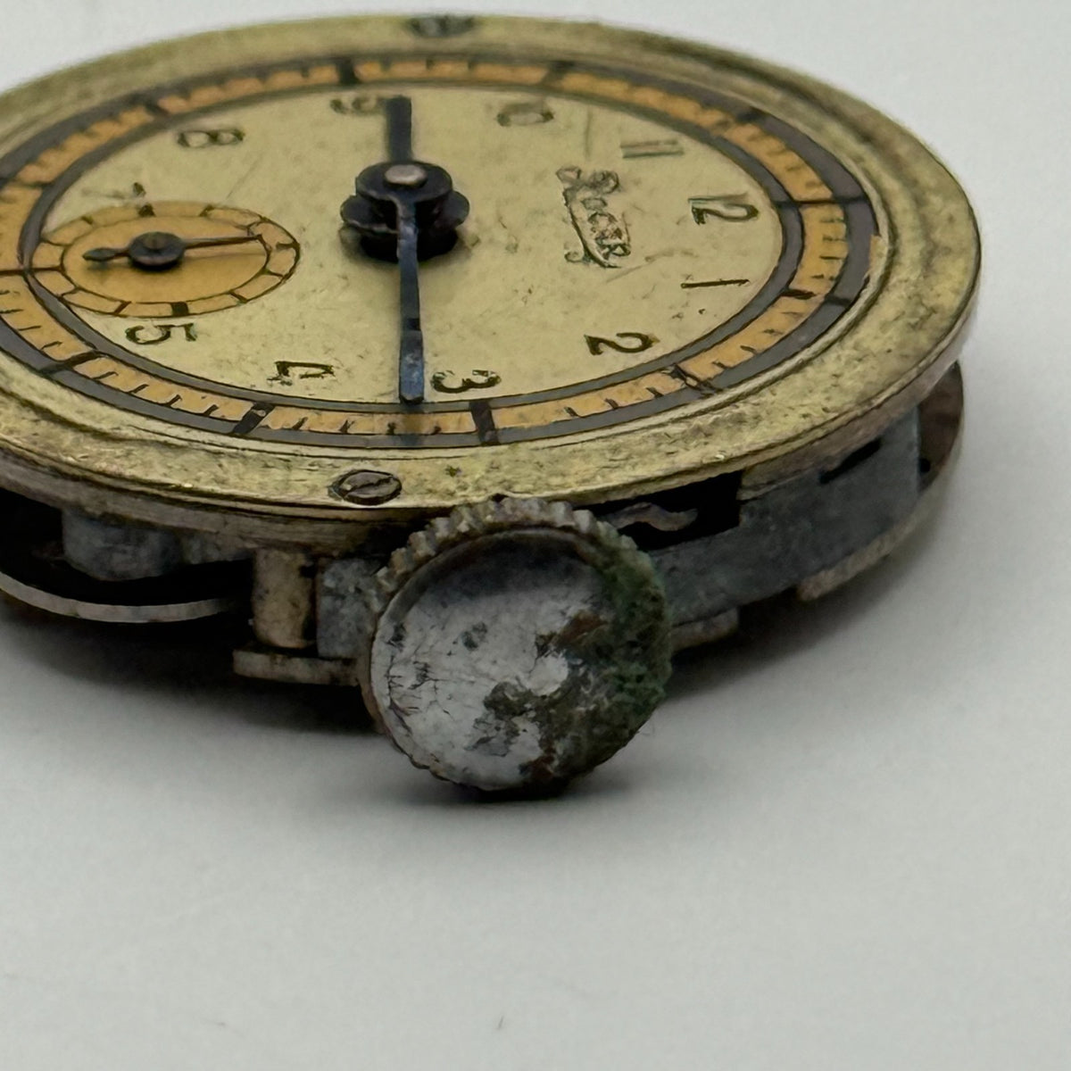 Ebosa 119 Watch Movement - Rocar Sub Seconds - For Parts / Repair - 23.7mm