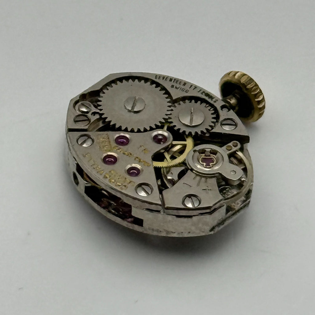 FEF 6630 Watch Movement Caravelle 17 Jewels Swiss Manual Wind Parts Repair 13mm
