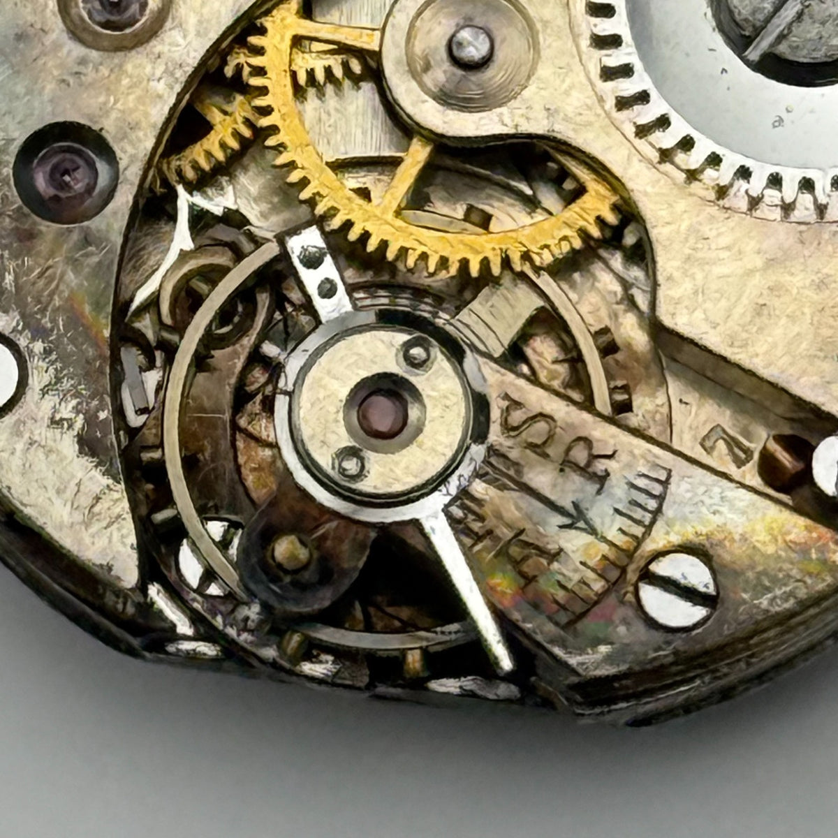 Unidentified 508 Watch Movement 15 Jewels Swiss Manual Wind Parts Repair 23.2mm