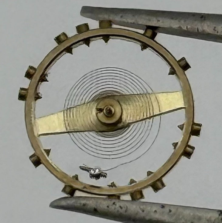 MST 396 Balance Wheel Complete And Spring 6¾-8’’’ 848 M Watch Movement Parts NOS