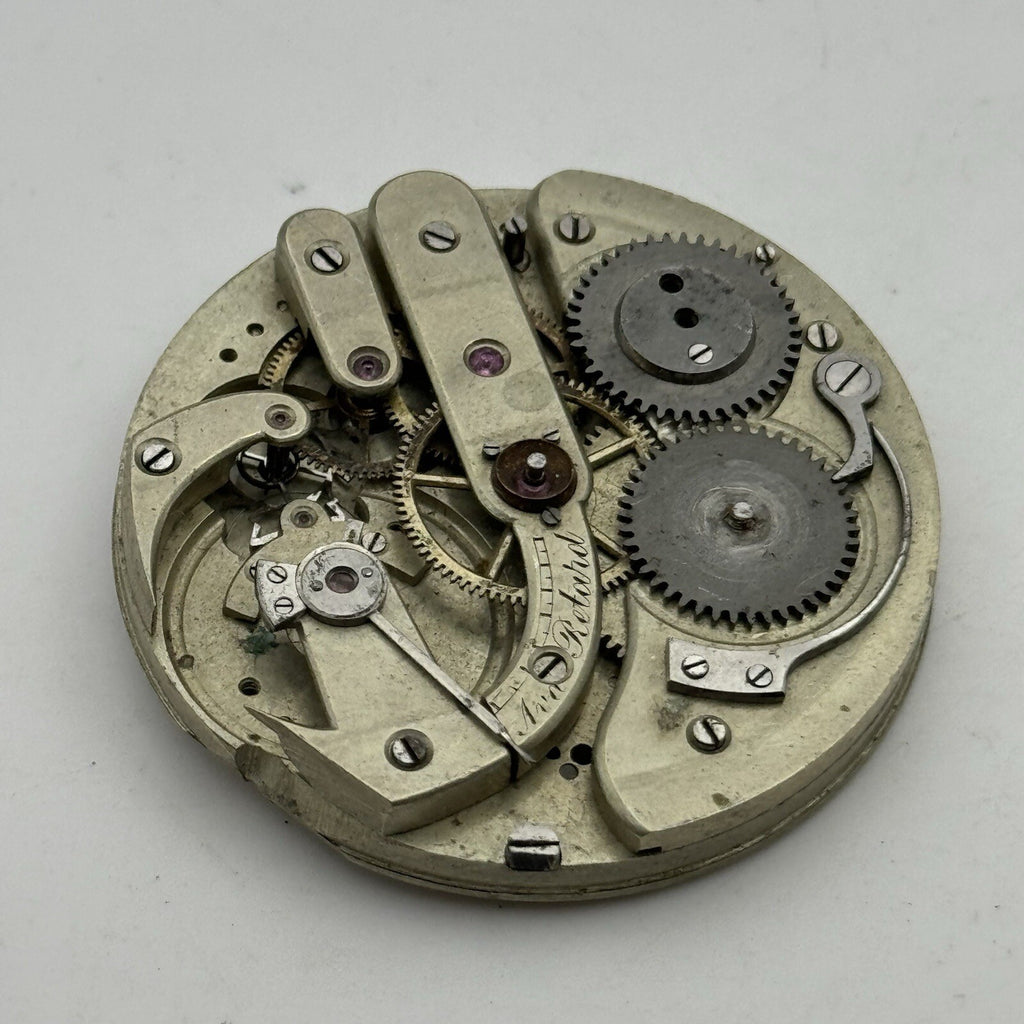 High Grade Jules Jurgensen Style Pocket Watch Movement To Restore Parts 45.2mm