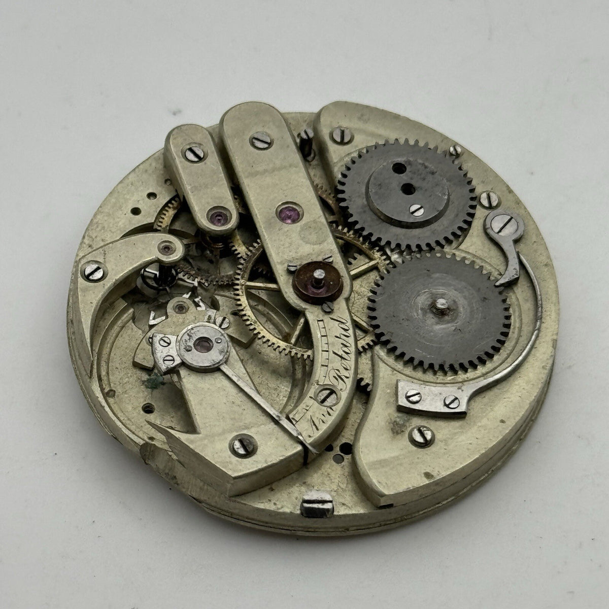 High Grade Jules Jurgensen Style Pocket Watch Movement To Restore Parts 45.2mm