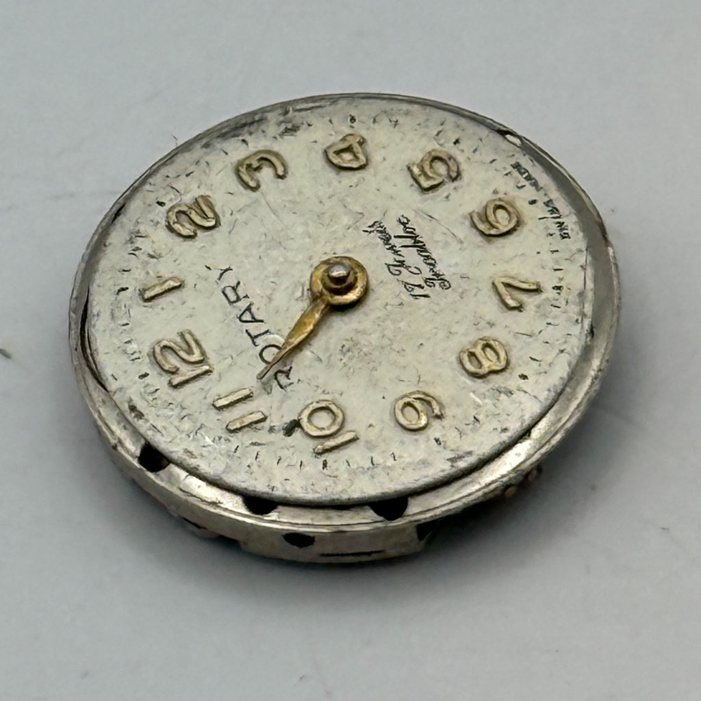 FHF 34 Watch Movement Rotary Ladies 17 Jewel Swiss Manual Wind Parts Repair 17mm