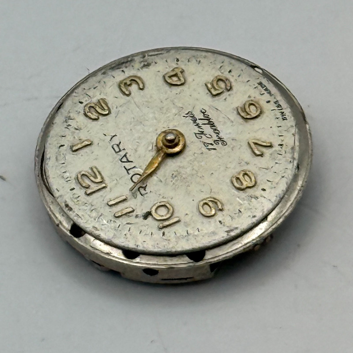 FHF 34 Watch Movement Rotary Ladies 17 Jewel Swiss Manual Wind Parts Repair 17mm